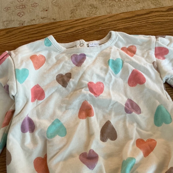 Carter’s Little Heart Cardigan 2 piece set in Ivory/Pink Combo Sz 24 months EUC - Picture 10 of 15